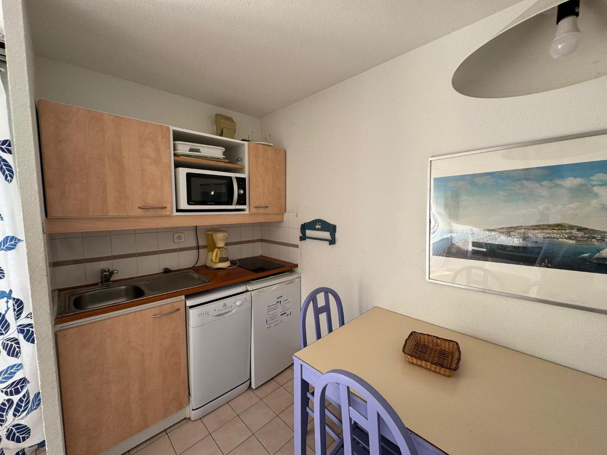 Studio Vue Mer Avec Pkg, Piscine, Tennis, Plage Direct Sète Buitenkant foto