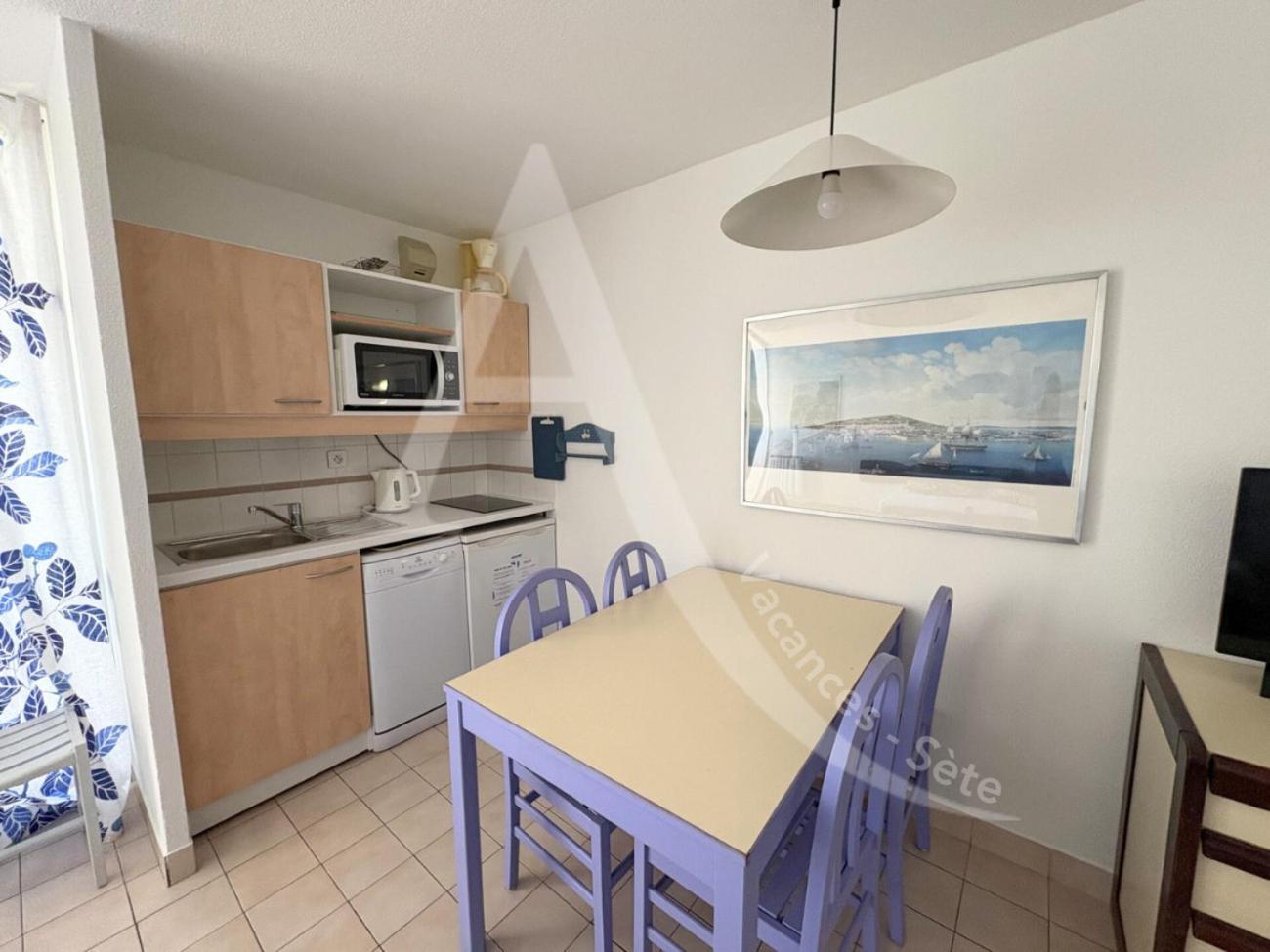 Studio Vue Mer Avec Pkg, Piscine, Tennis, Plage Direct Sète Buitenkant foto